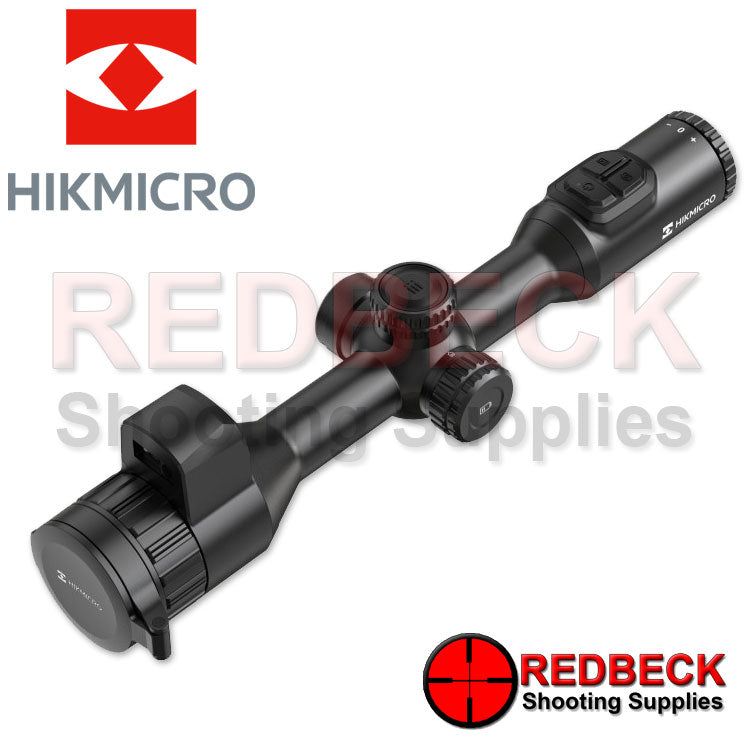 HIKMICRO-Stellar-3.0 SQ35L Thermal Scope Top View Showing The Menu Buttons And The Rear Eye Focus. 