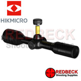 HIKMICRO Stellar Pro SQ50 Thermal Air Rifle And Rifle Scope Battery View Showing Where The Battery Compartment Is And How It Fits Into The Scope. 