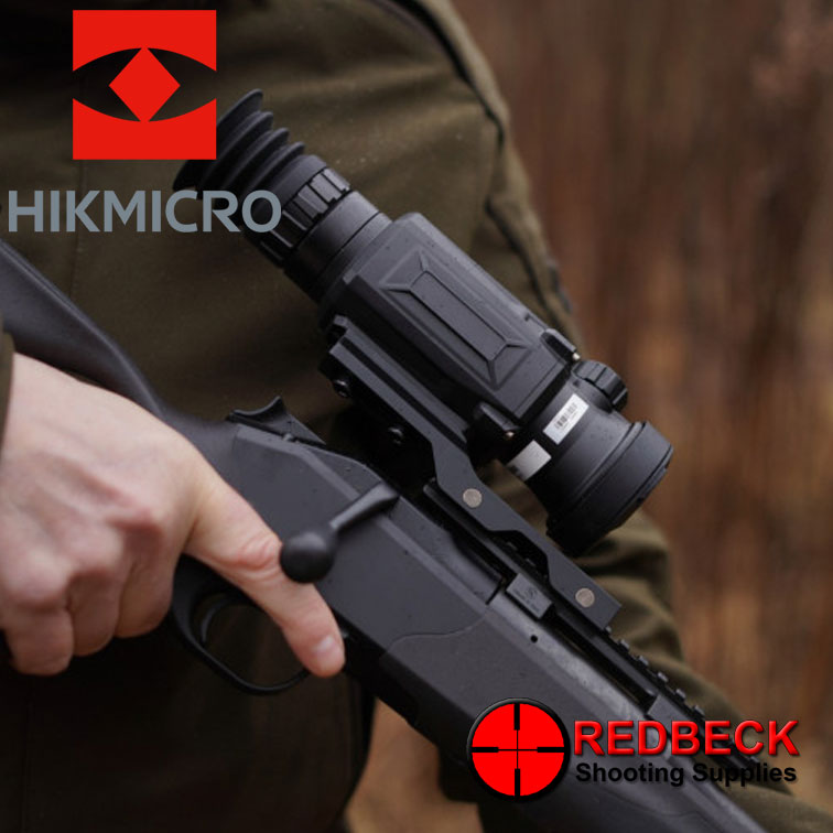 HIKMICRO Thunder 2.0 Pro TQ50 Thermal Rifle Scope Attached View Showing How The Scope Attaches . 
