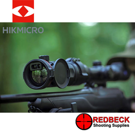 HIKMICRO Thunder 3.0 TQ50CL Thermal Front Clip-On with LRF VIEW IN USE