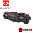 HIKMICRO Ultimate Thunder 2.0 Pro TQ50C Thermal Clip On Scope Right Hand Side View Showing The Focus Knob And The Closed Flip up Cover.