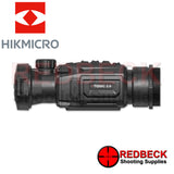HIKMICRO Ultimate Thunder 2.0 Pro TQ50C Thermal Clip On Scope Side View Showing The USB Rubber Cover And The Threads. 