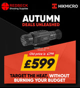 HIK MICRO THUNDER 2 THERMAL RIFLE SCOPE TE19. Shown on an Autumn deal with price dropped from £799 to £599.
