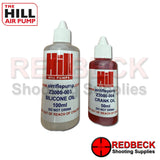 HILLS Evo 310 Oil Kit Front View Showing both bottles and the ml 