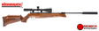 HW 80 K With Silencer Right Side View Showing the cheek piece and the overall look of the stock. 