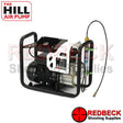 Hills Air Compressor Evo 310 Dry Pac Pro Bundle showing the water trap attached to the compressor. 