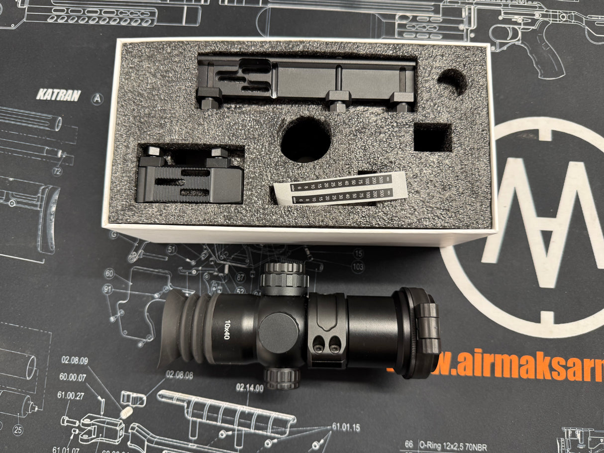 Second Hand Immersive Optics 10x40 Mil Dot Extended