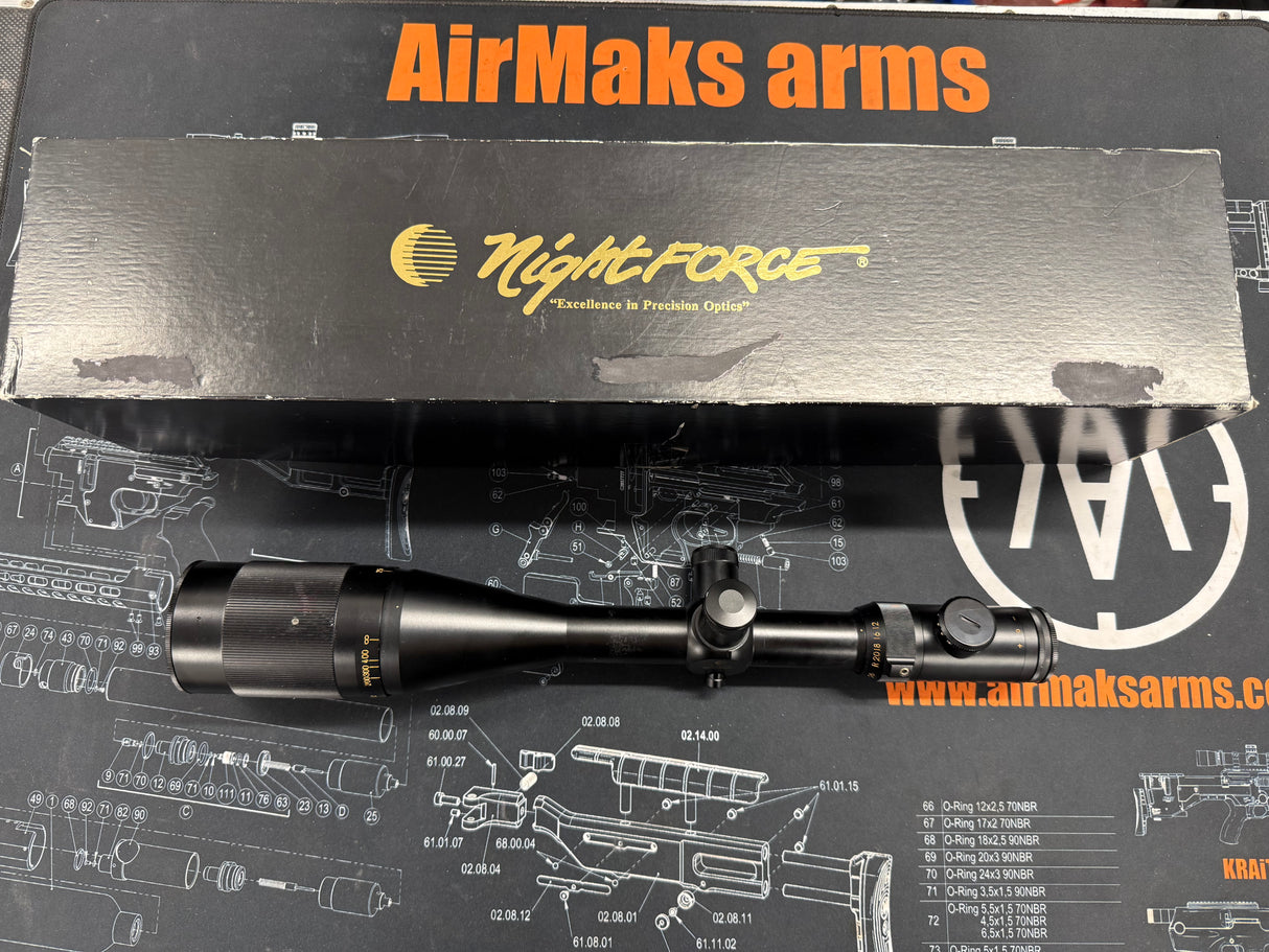 Second Hand Nightforce NF 12-42x56 Illuminated