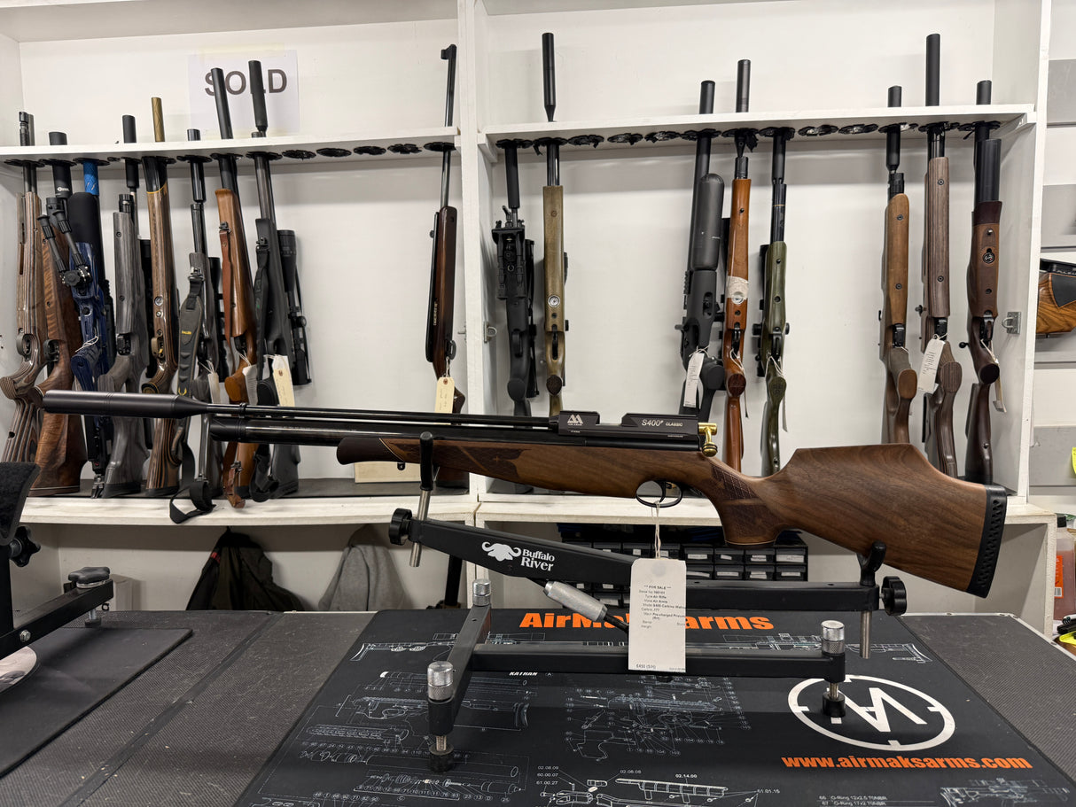 Second hand Air Arms S400 Walnut Left Handed .177