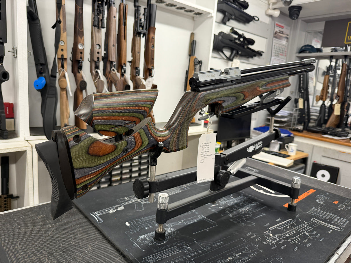 Second Hand Air Arms HFT 500 Green Laminate .177