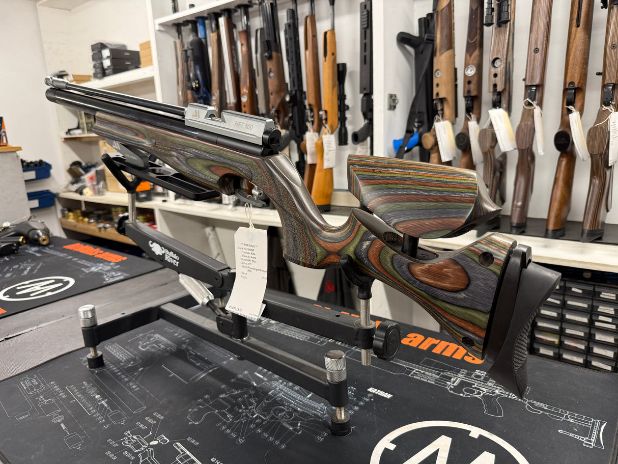 Second Hand Air Arms HFT 500 Green Laminate .177