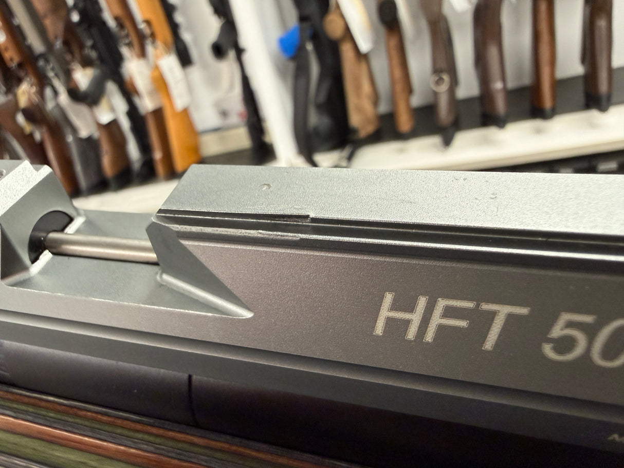 Second Hand Air Arms HFT 500 Green Laminate .177