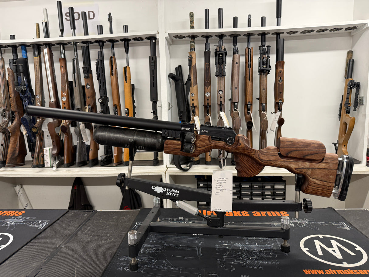 Second hand FX King GRS Brown laminate .22