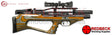 Kral Empire XS Orange Laminate Right Hand View showing the adjustable butt stock and the right hand cocking lever. 