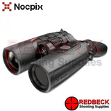 NOCPIX QUEST S50R Thermal Binocular Angled Front View Showing the lenses. 