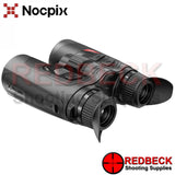 NOCPIX QUEST S50R Thermal Binocular Angled Rear View showing the rubber eye piece 