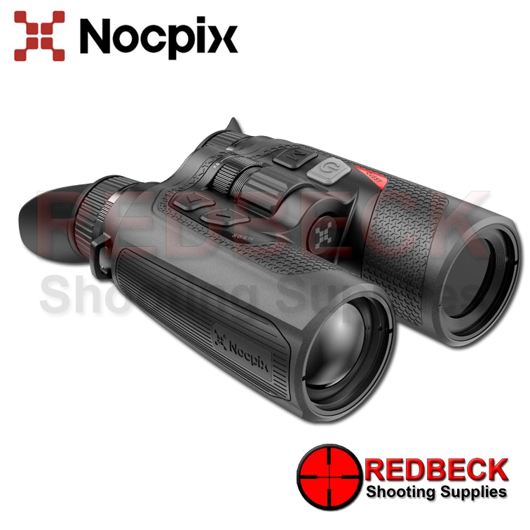 Nocpix QUEST H50R Thermal Imaging Binoculars with 1000m LRF front right hand side angled view.