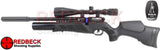 BSA R12 CLX Bolt Action Black Edition Stocked Air Rifle shown in right hand view.
