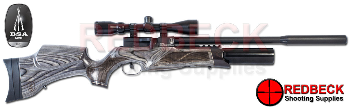BSA R12 SLX Side Lever PMG Black Pepper Laminate Stock Air Rifle ...