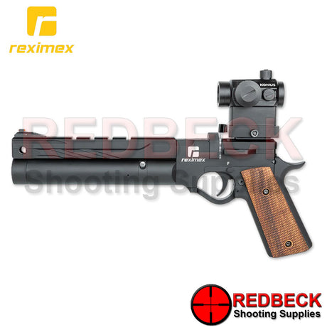 REXIMEX MITO 11 Black Left Hand View showing the side lever and the fill probe port. 