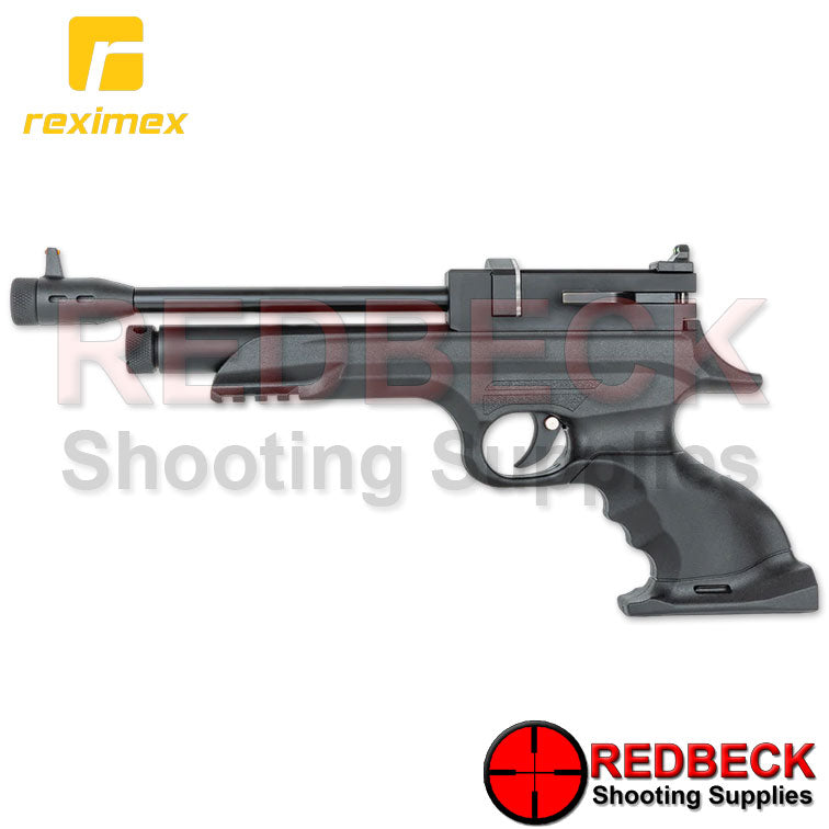 REXIMEX Morpho Co2 Left Hand View showing the side lever and the weaver rail.