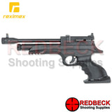 REXIMEX Morpho Co2 Left Hand View showing the side lever and the weaver rail.