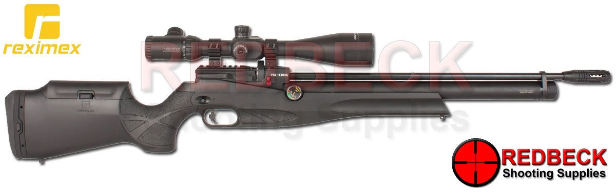 REXIMEX Pretensis Synthetic Right Hand View showing the side lever and the magazine location