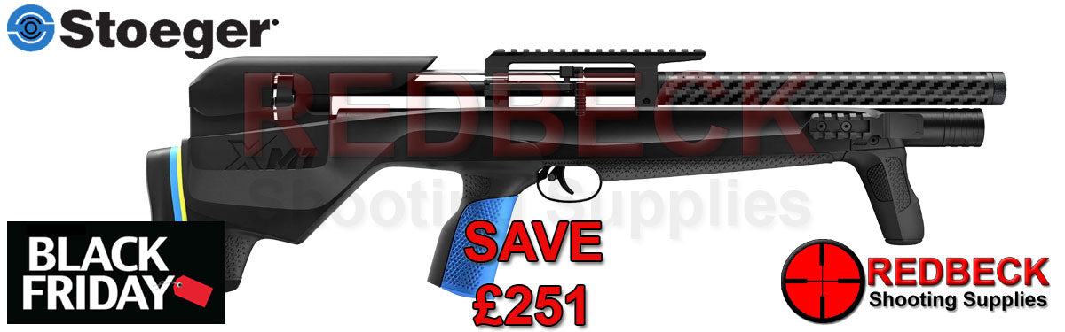 Stoeger XM1 Bull Pup Air Rifle with Carbon Fibre Shroud black friday 2025