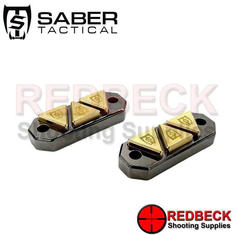 Saber Tactical Rail Weights M-Lok V2 Brass
