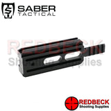 Saber Tactical Universal Picatinny to Arca Adapter Long bottom view