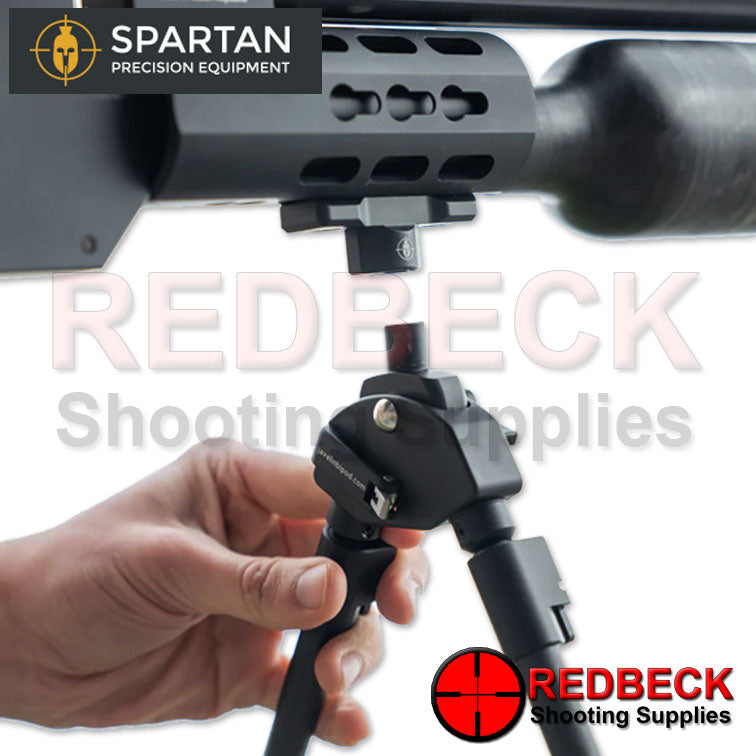 Spartan Air Rifle And Rifle Classic Key Mod Adapter Attached View Showing The Mount Attached To An Air Rifle. 