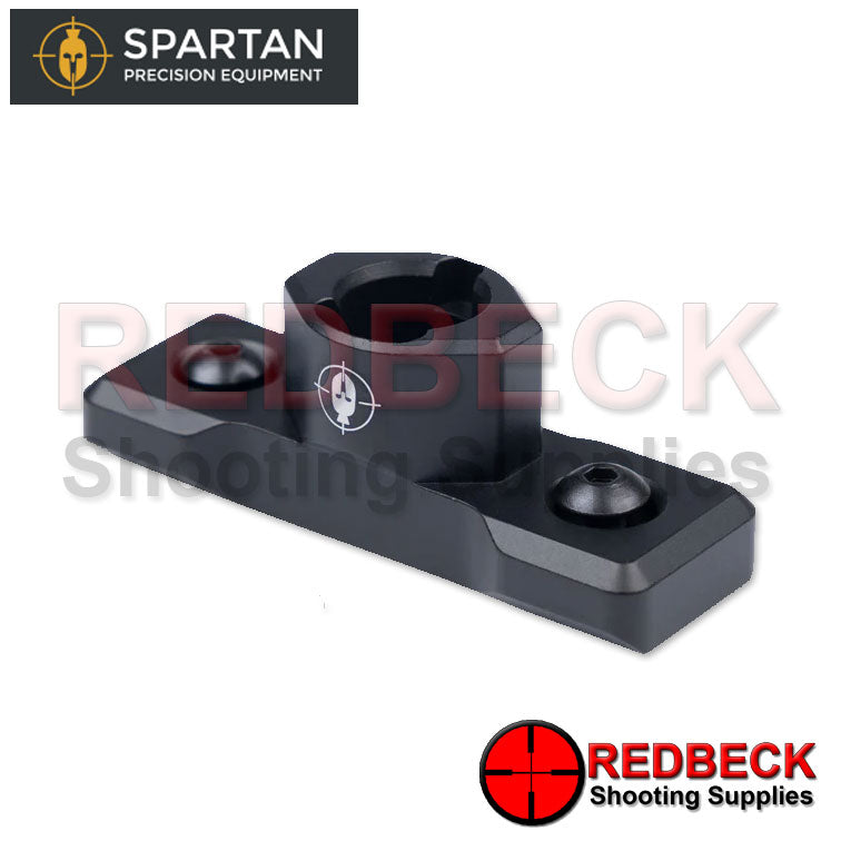 Spartan Air Rifle And Rifle Classic Key Mod Adapter Front View Showing The Where The Spartan Bipods And Tripods Attach Too. 