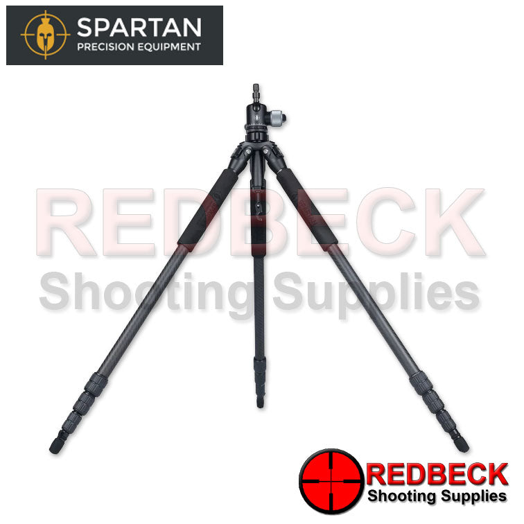 Spartan Ascent Air Rifle And Rifle Tripod Gen 2 Woodland Front View Showing The Tripod Removable Hook. 