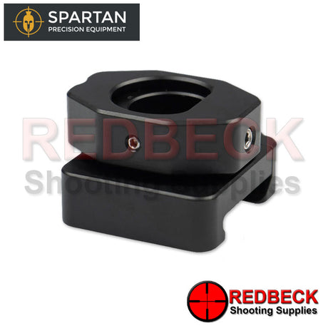 Spartan Disc-Lok Adapter for Picatinny Front View Showing The Picatinny Adapter For The Spartan Disc-Lok System. 