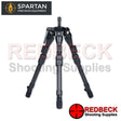 Spartan Hoplite Air Rifle And Rifle Tripod Front View Showing The Tripod In Its Standard Position.