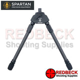Spartan ProHunt TAC Air Rifle and Rifle Long Length Bipod Showing The Legs Collapsed. 