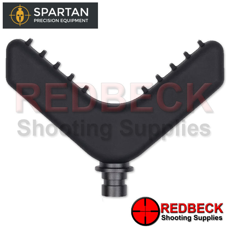 Spartan SpringBok Quad Sticks V Cradle View Showing The V Cradle That Can Be Used Instead Of The Classic Spartan Mount. 