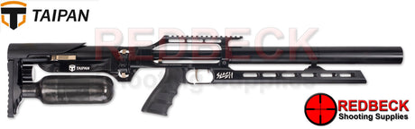 TAIPAN SLASH AIRRIFLE Standard 420MM Showing The picatinny rail.