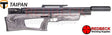 Taipan Veteran II Air rifle 550mm Grey Laminate side view showing magazine slot and side lever
