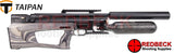 TAIPAN VETERAN II AIRRIFLE 550mm Tactical FS Laminate Gray Side View Showing Side profile of Full Stock. 