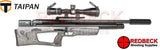 TAIPAN-VETERAN-II-AIRRIFLE-700mm-LAMINATE-GREY-Side View Showing The Scope mounting rail type