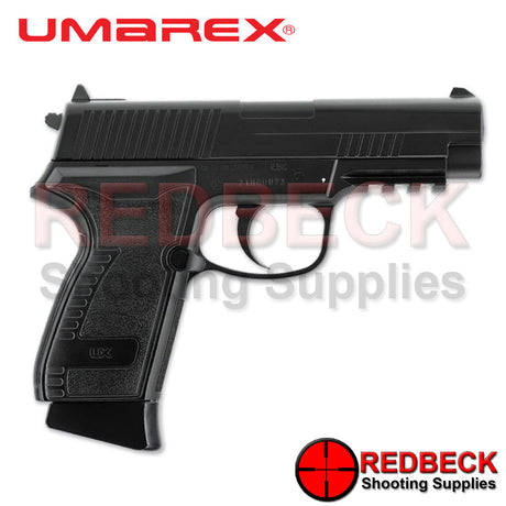 Umarex HPP Right Side View Showing the picatinny rail. 