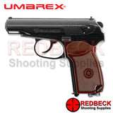 Umarex Legends Makarov Left Side View Showing the makarov engraving.  