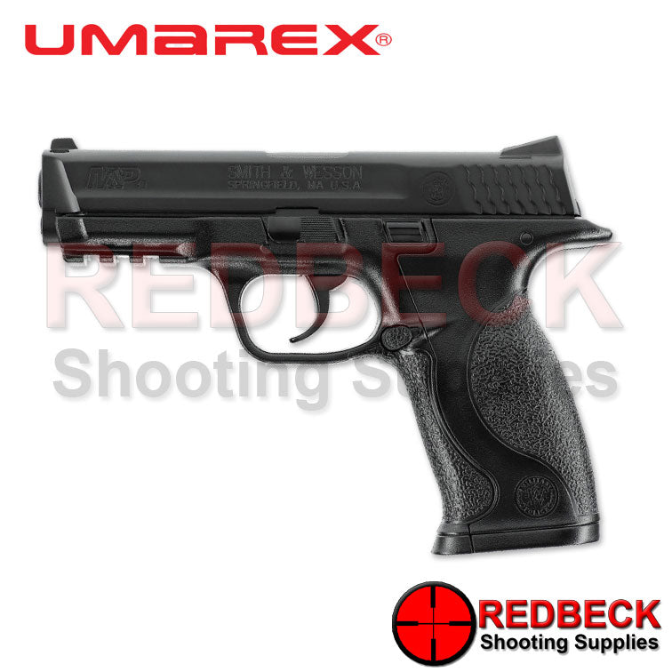 Umarex Smith & Wesson M&P 40 Left Side View Showing the Magazine Release.  