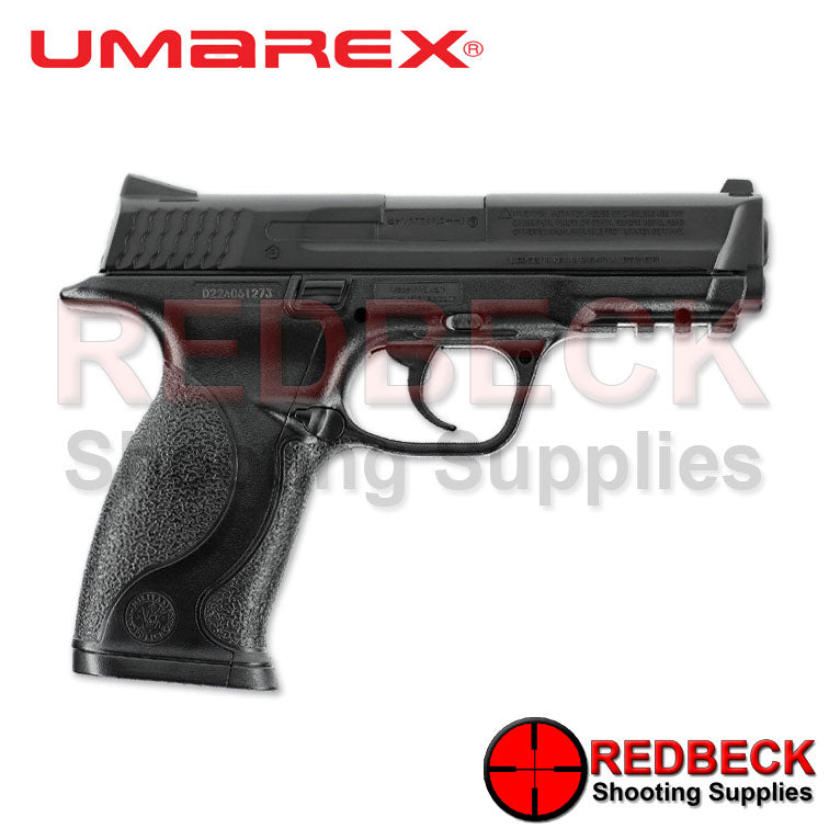 Umarex Smith & Wesson M&P 40 Right Side View Showing the picatinny Rail. 