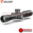 Valiant Optics Air Rifle and Rifle Scope THEMYS 10X32 COMPACT MIL HFT Front View Showing The 32mm Objective lens 