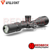 Valiant Optics Air Rifle and Rifle Scope Zephyr 5-20X50 Rear View Showing The Exposed Turrets. 