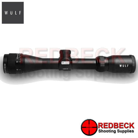 WULF Fireball 2-7x32 Rifle Scope Side View showing the wulf logo.
