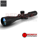 WULF Lightning 30E 4-16x50 Rifle Scope Front View showing the 50mm front objective lens. 