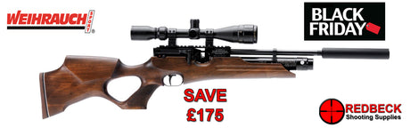 Weihrauch HW100KT Walnut Air rifle BLACK FRIDAY 2025
